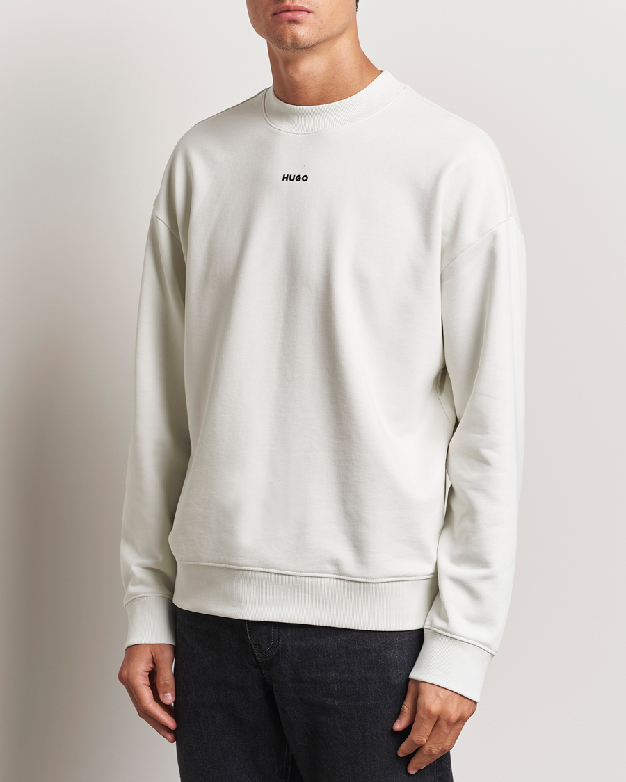 Homme |  | HUGO | Dapo Crew Neck Sweatshirt Off White