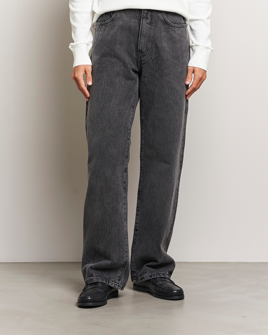 Homme | Jeans | Jeanerica | VM009 Vega Canvas Trousers Black Firenze