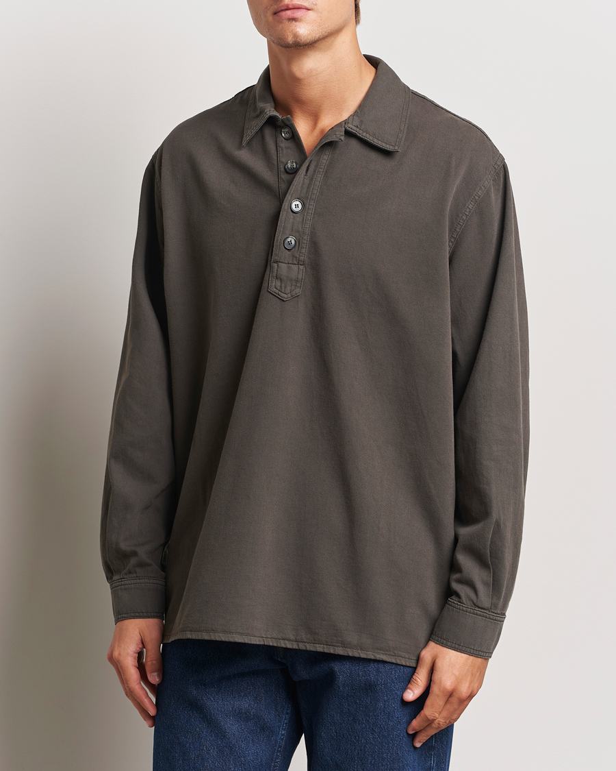 Homme |  | Jeanerica | Lala Popover Shirt Warm Grey