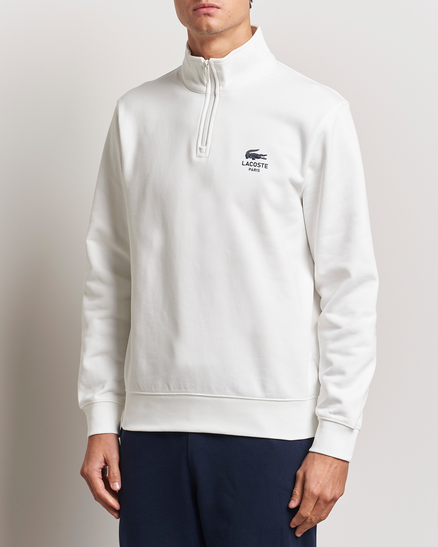 Homme |  | Lacoste | Paris Half Zip Sweatshirt Flour