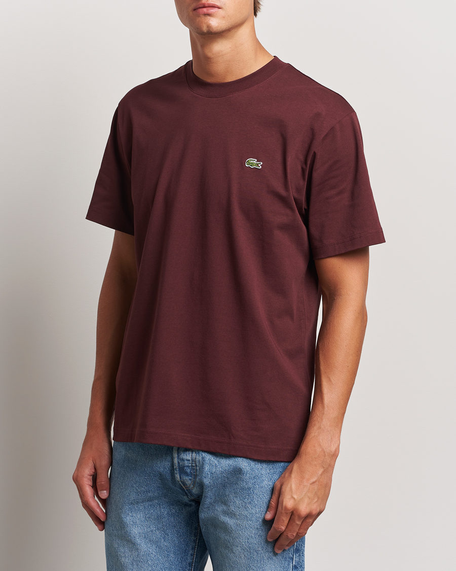 Homme |  | Lacoste | Crew Neck T-Shirt Espresso