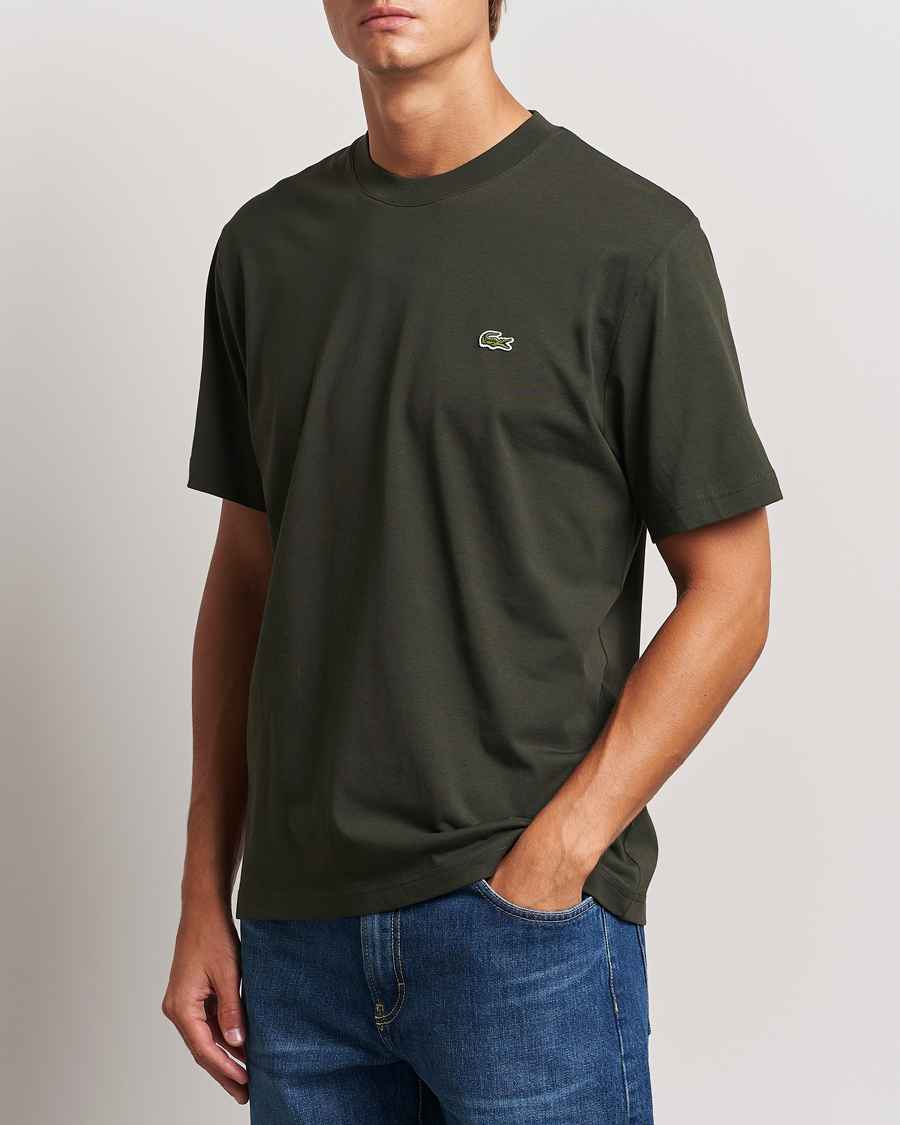 Homme |  | Lacoste | Crew Neck T-Shirt Sapwood