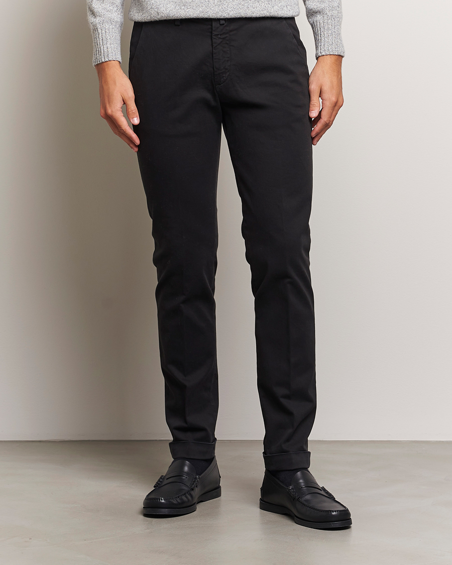 Homme |  | Briglia 1949 | Slim Fit Cotton Stretch Chino Black