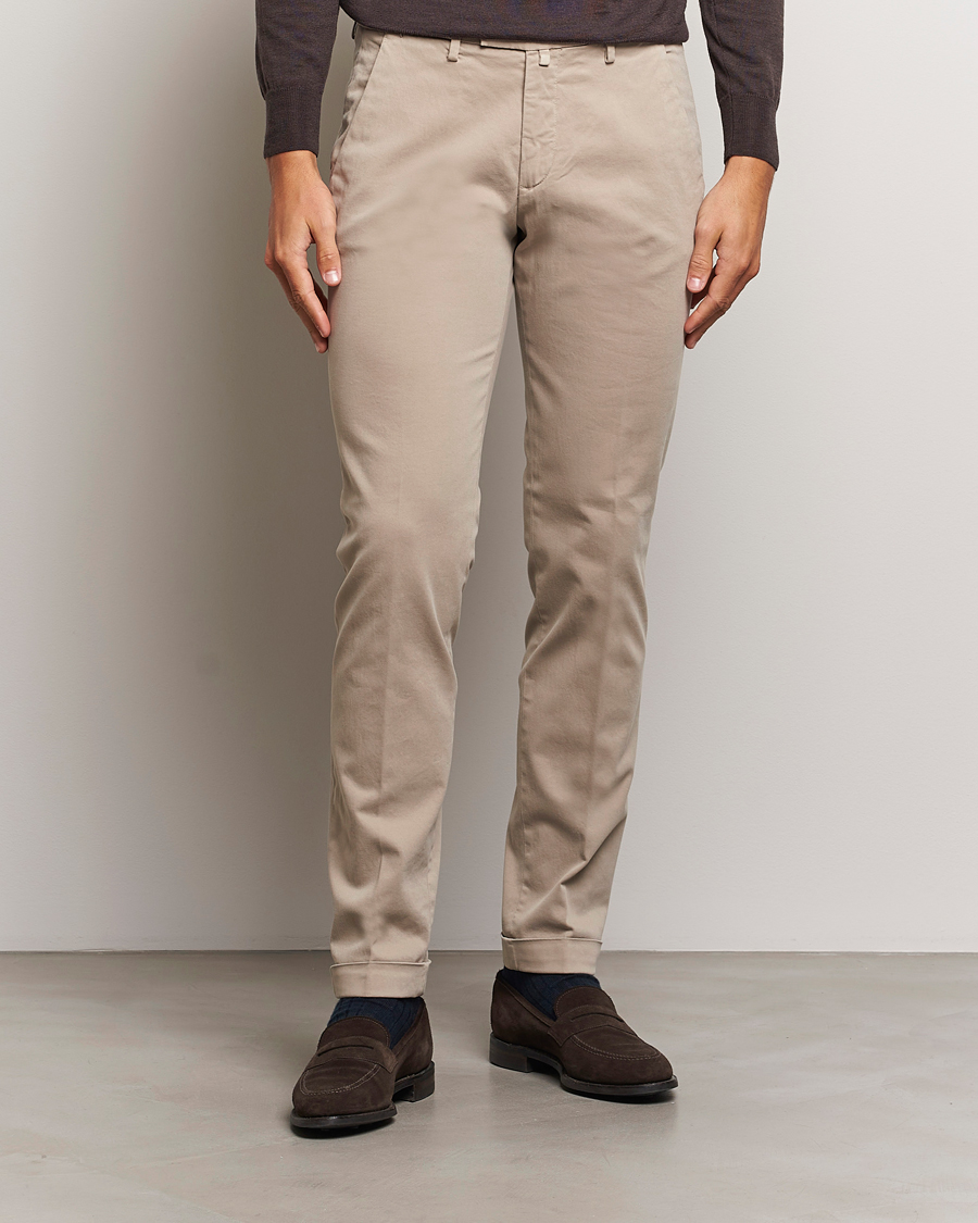 Homme |  | Briglia 1949 | Slim Fit Cotton Stretch Chino Beige