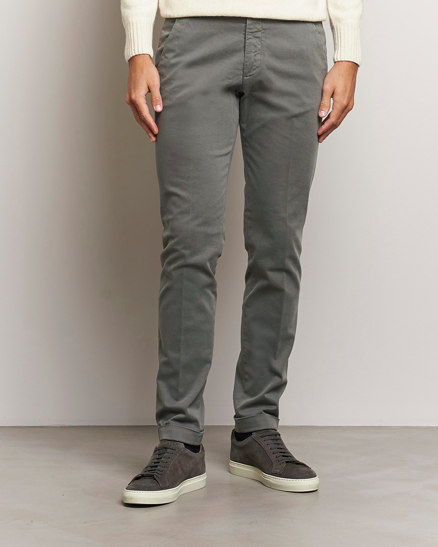 Homme |  | Briglia 1949 | Slim Fit Cotton Stretch Chino Grey