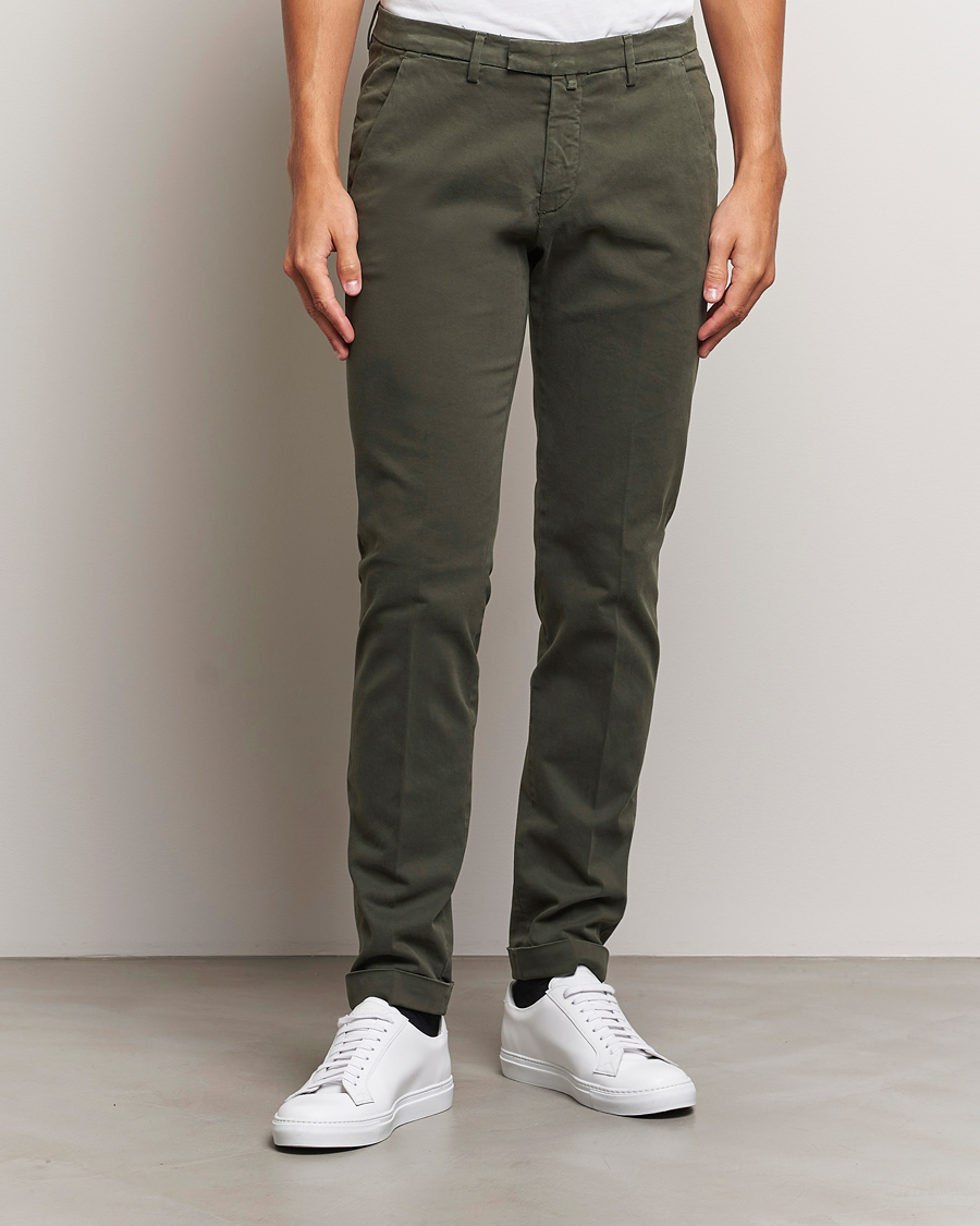 Homme |  | Briglia 1949 | Slim Fit Cotton Stretch Chino Military