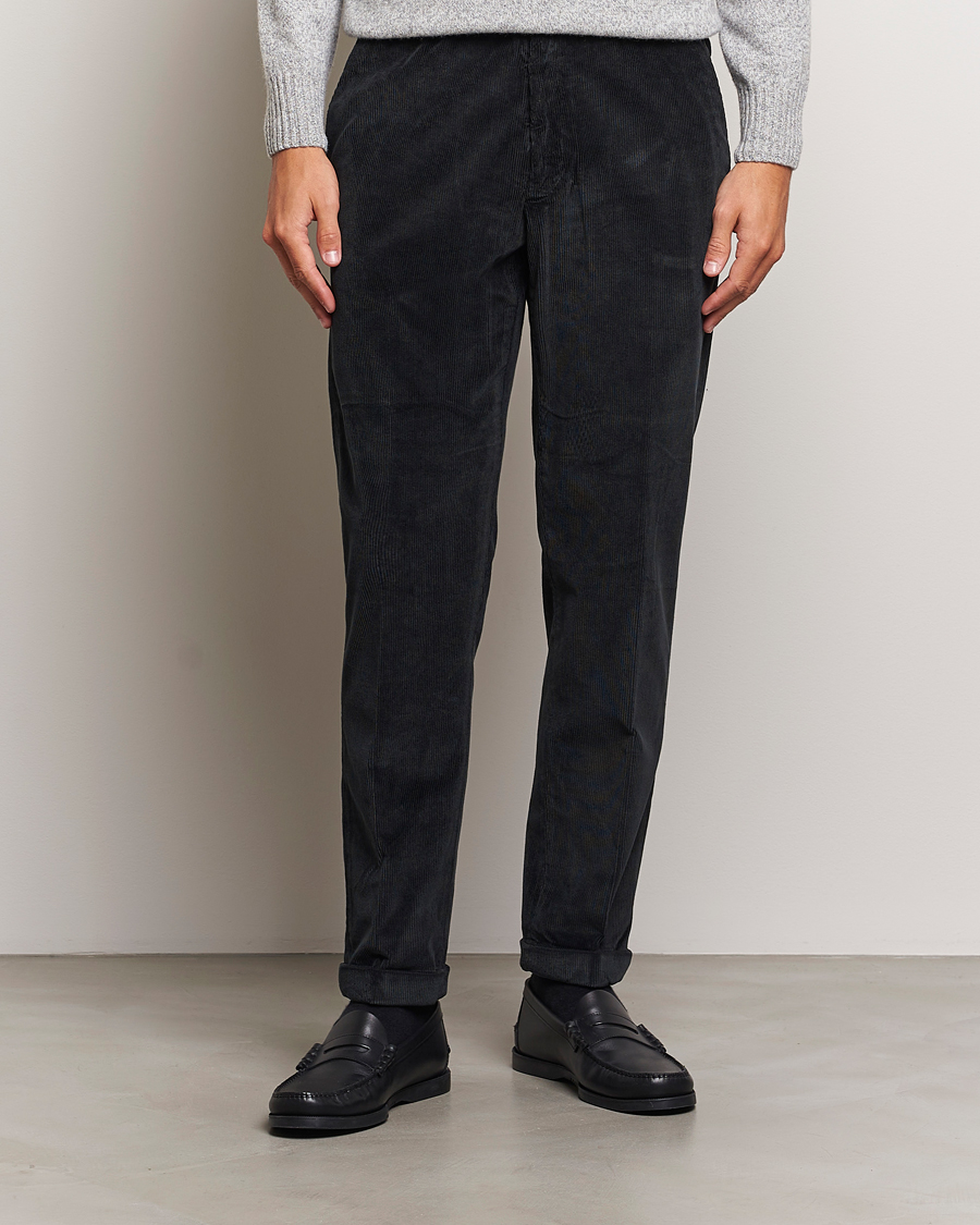 Homme |  | Briglia 1949 | Easy Fit Corduroy Trousers Black