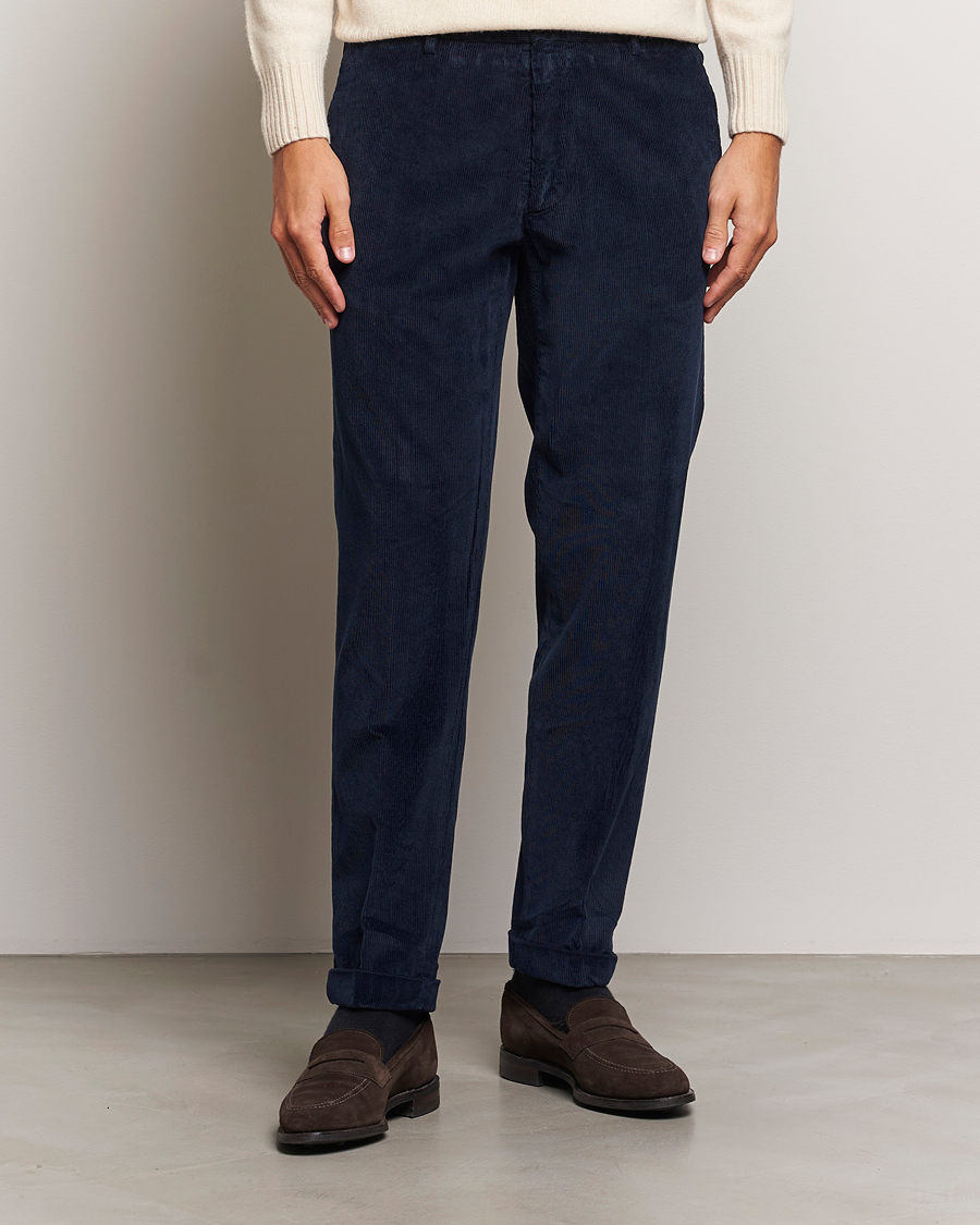 Homme |  | Briglia 1949 | Easy Fit Corduroy Trousers Navy