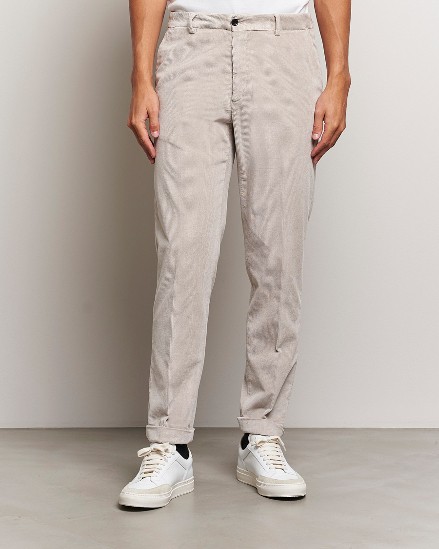 Homme |  | Briglia 1949 | Easy Fit Corduroy Trousers Beige