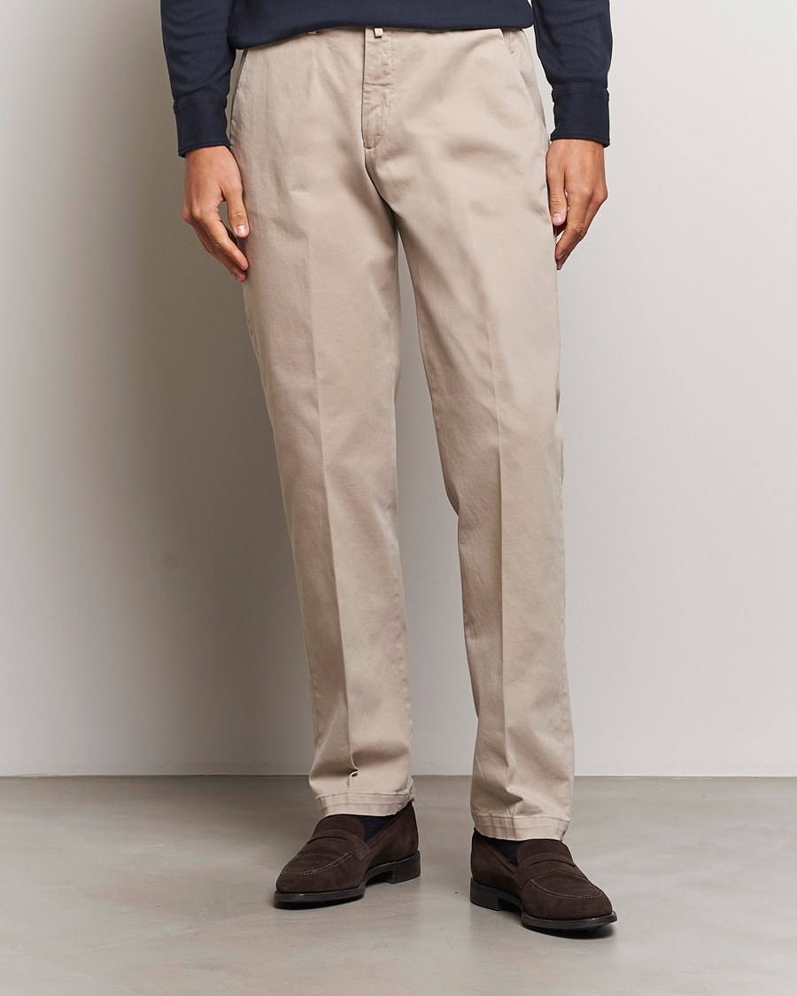 Homme | Tenue Décontractée Chic | Briglia 1949 | Soho Tailored Easy Fit Chino Beige