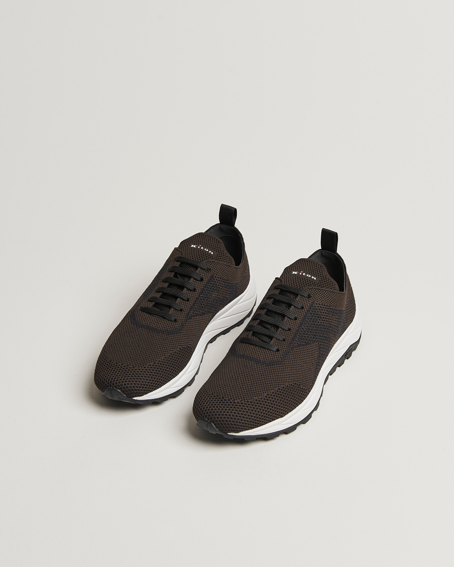 Homme |  | Kiton | Running Sneakers Dark Brown