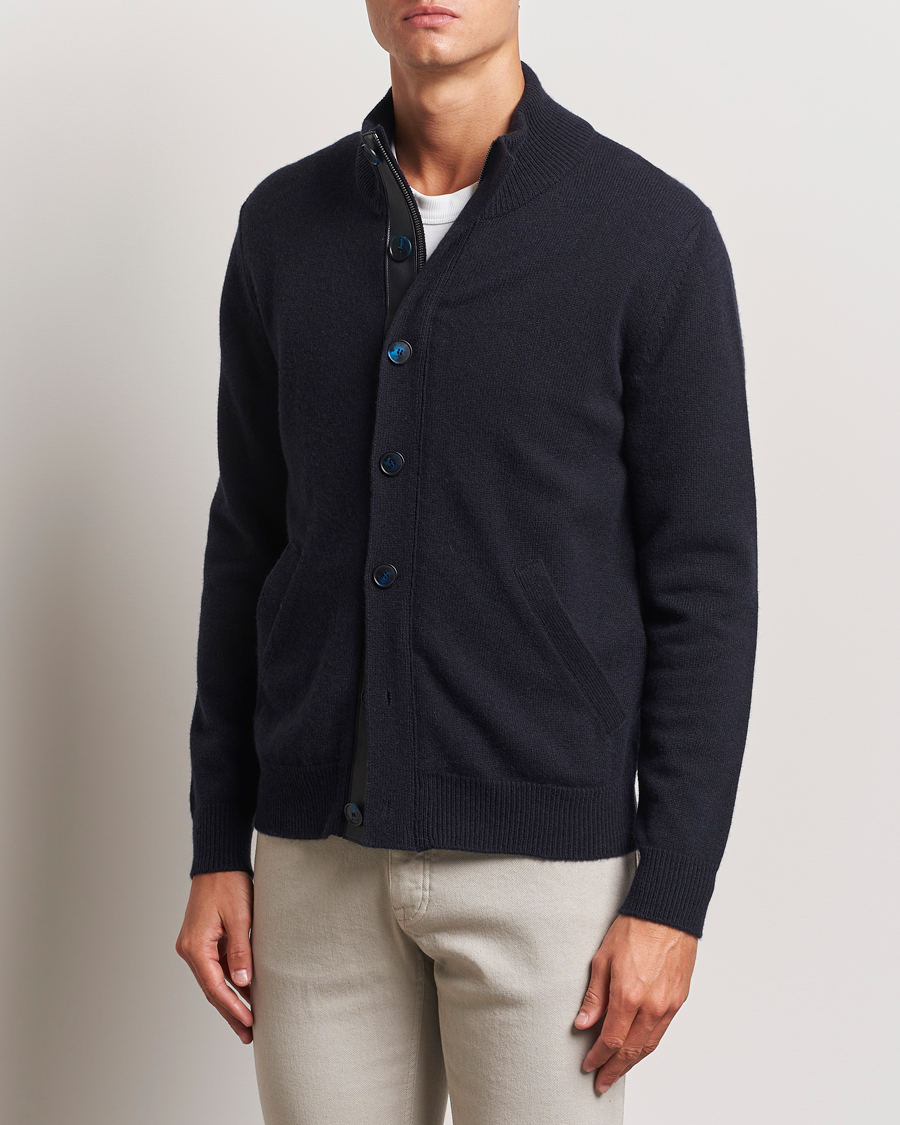 Homme | Luxury Classics | Brioni | Cashmere Cardigan Jacket Navy