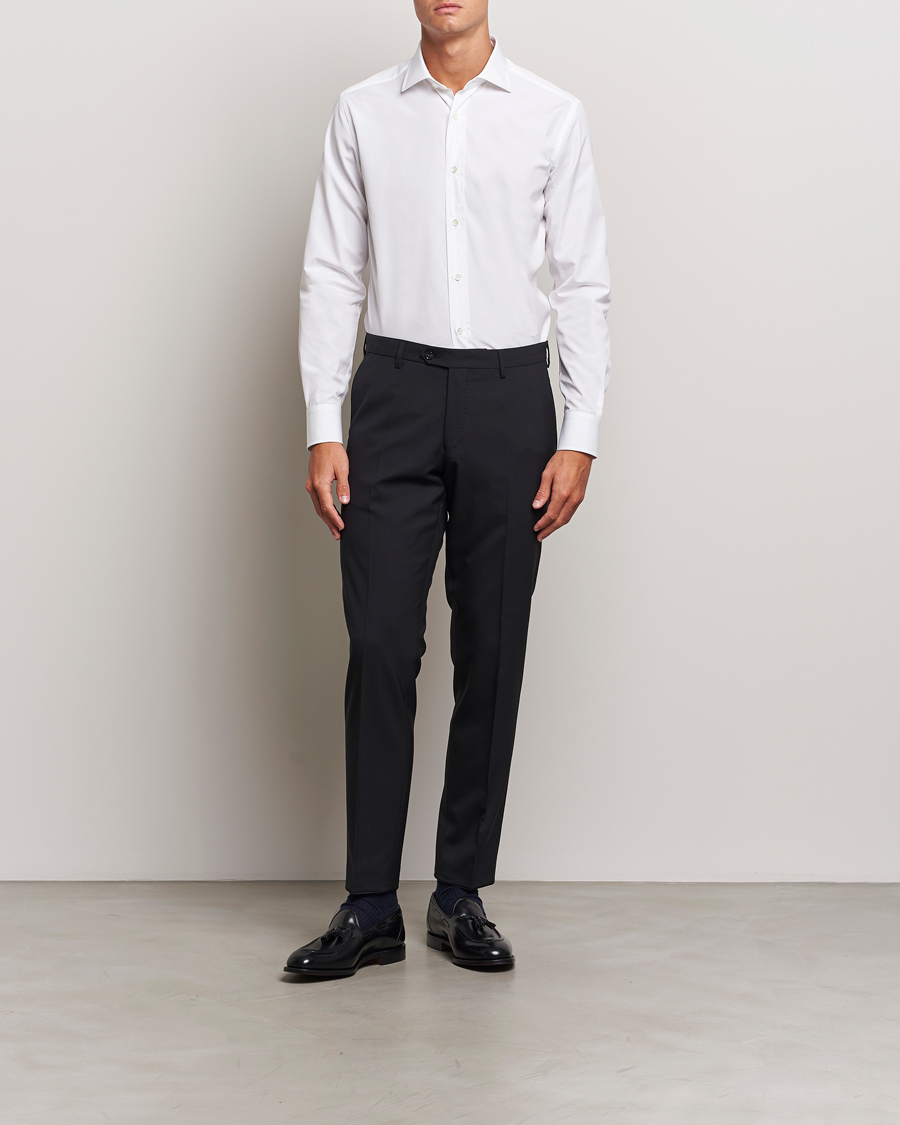 Homme |  | Brioni | Slim Fit Dress Shirt White