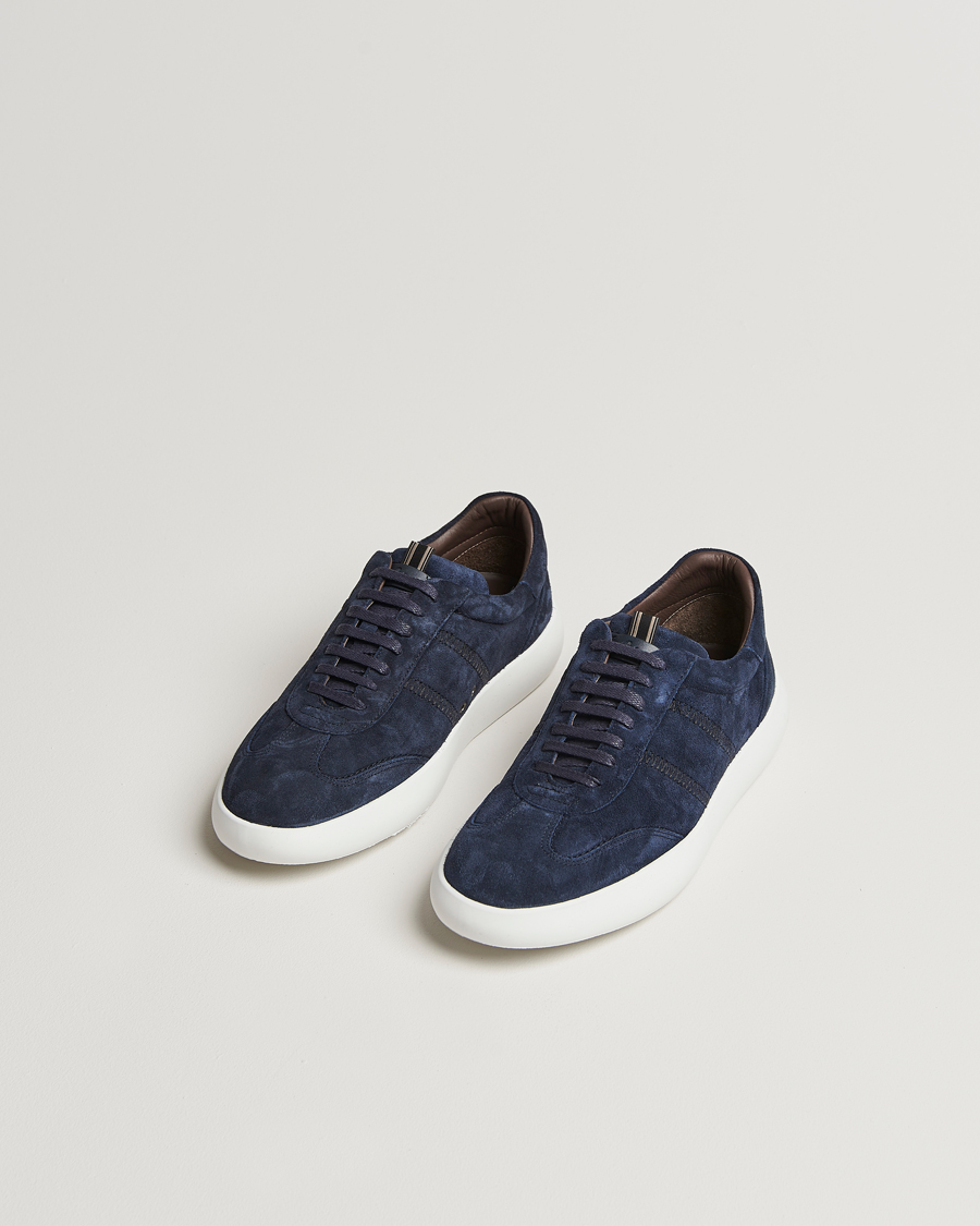 Homme | Chaussures | Brioni | Cassetta Sneakers Navy Suede