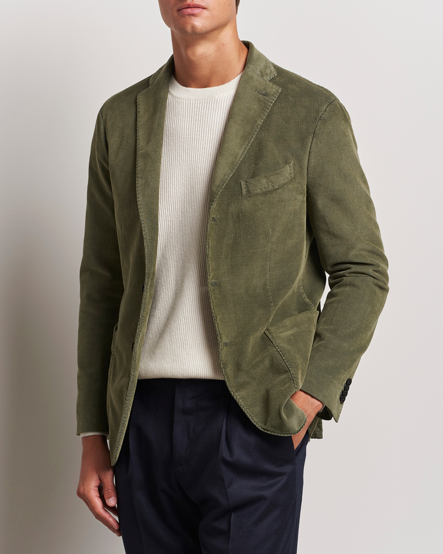 Homme |  | Boglioli | K Jacket Corduroy Blazer Dark Green