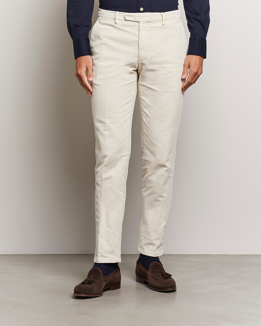 Homme |  | Boglioli | Corduroy Trousers Off White