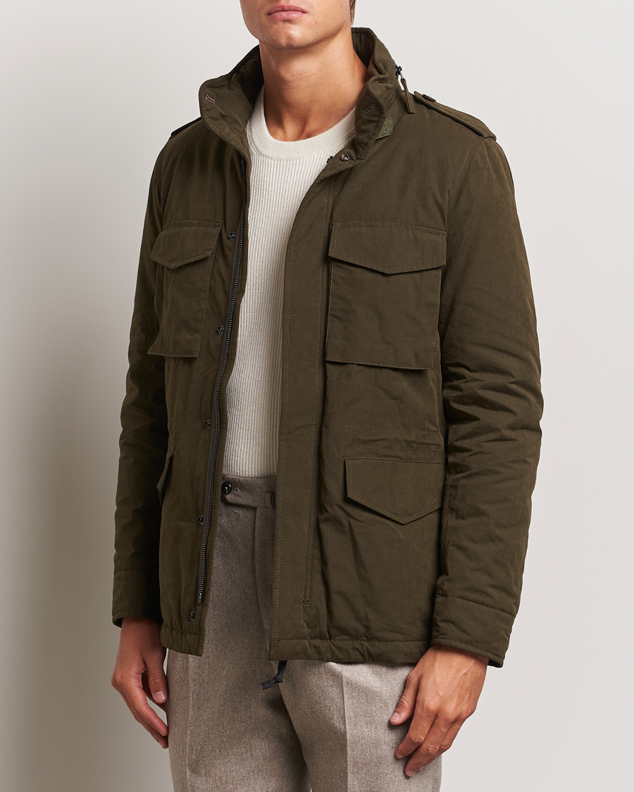 Homme |  | Aspesi | Cotton Field Jacket Military