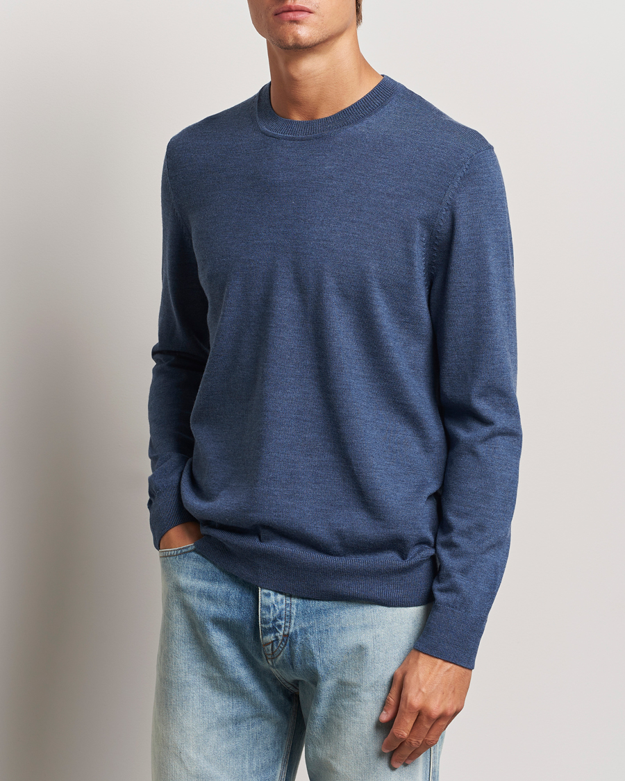 Homme |  | NN07 | Ted Merino Crew Neck Pullover Bering Sea