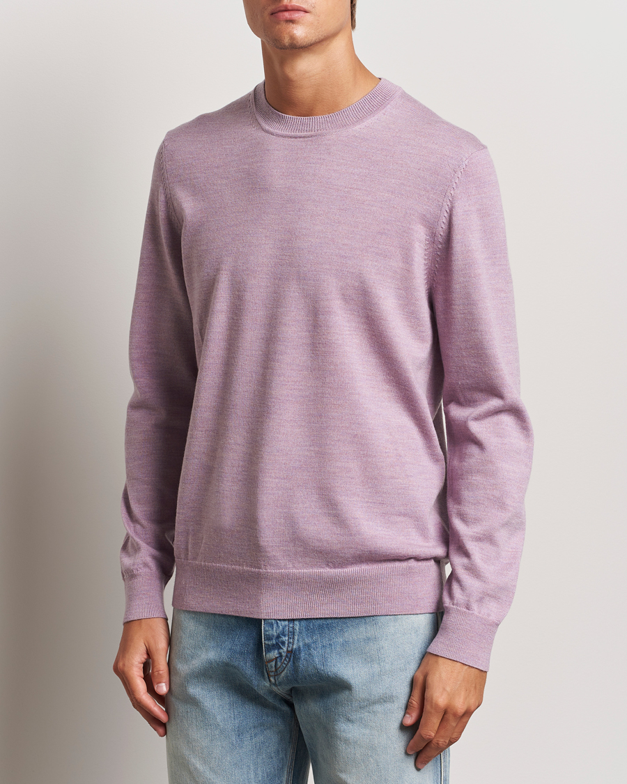 Homme |  | NN07 | Ted Merino Crew Neck Pullover Grape Shake