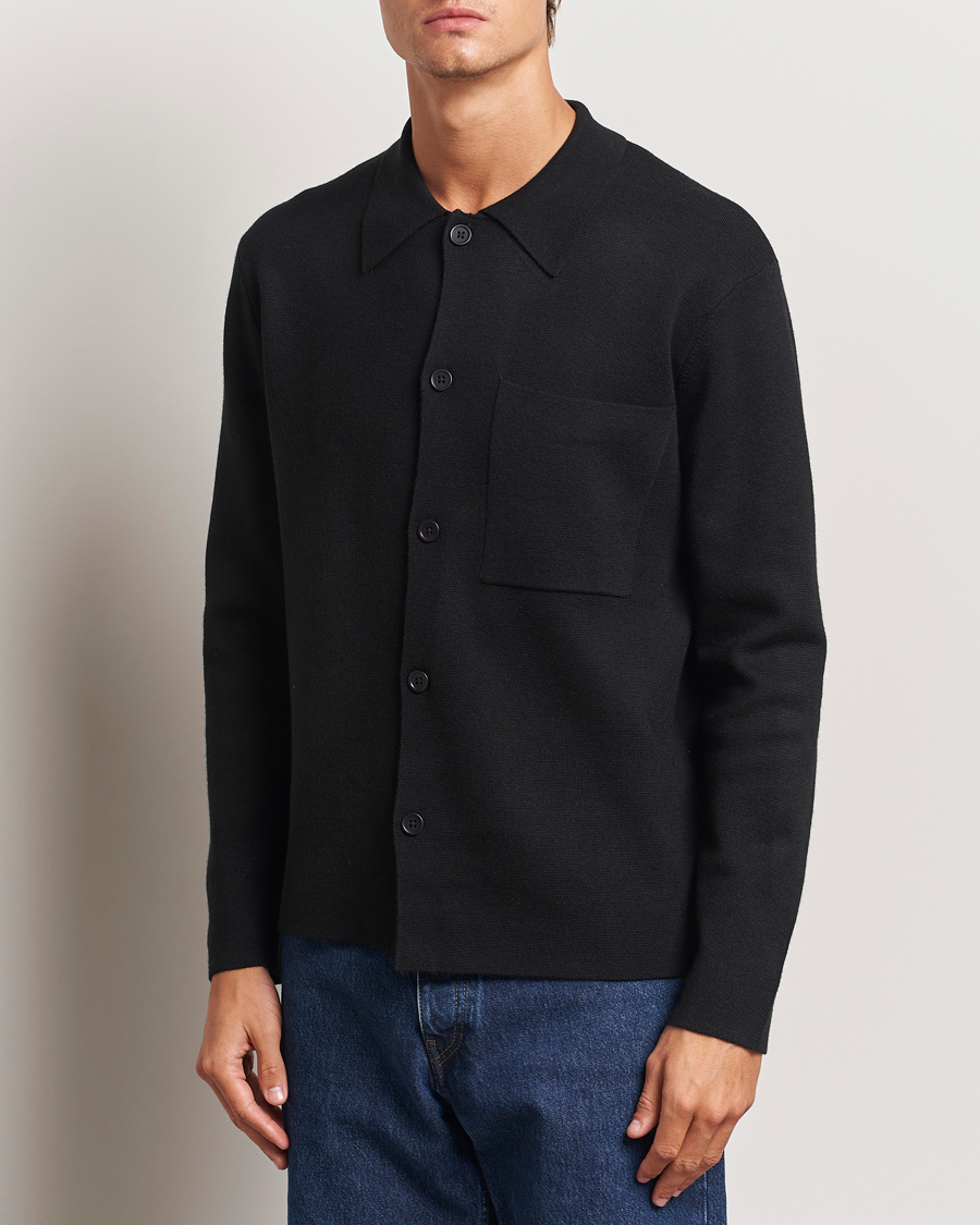 Homme | Business & Beyond - Casual | NN07 | Jonas Cotton/Modal Cardigan Black