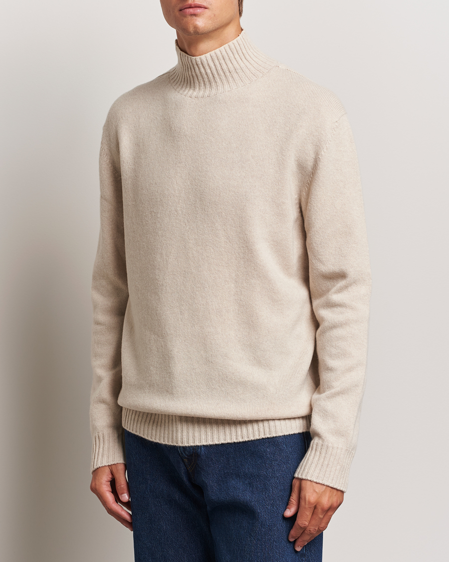 Homme | Business & Beyond - Casual | NN07 | Clark Wool Knitted Polo Ecru