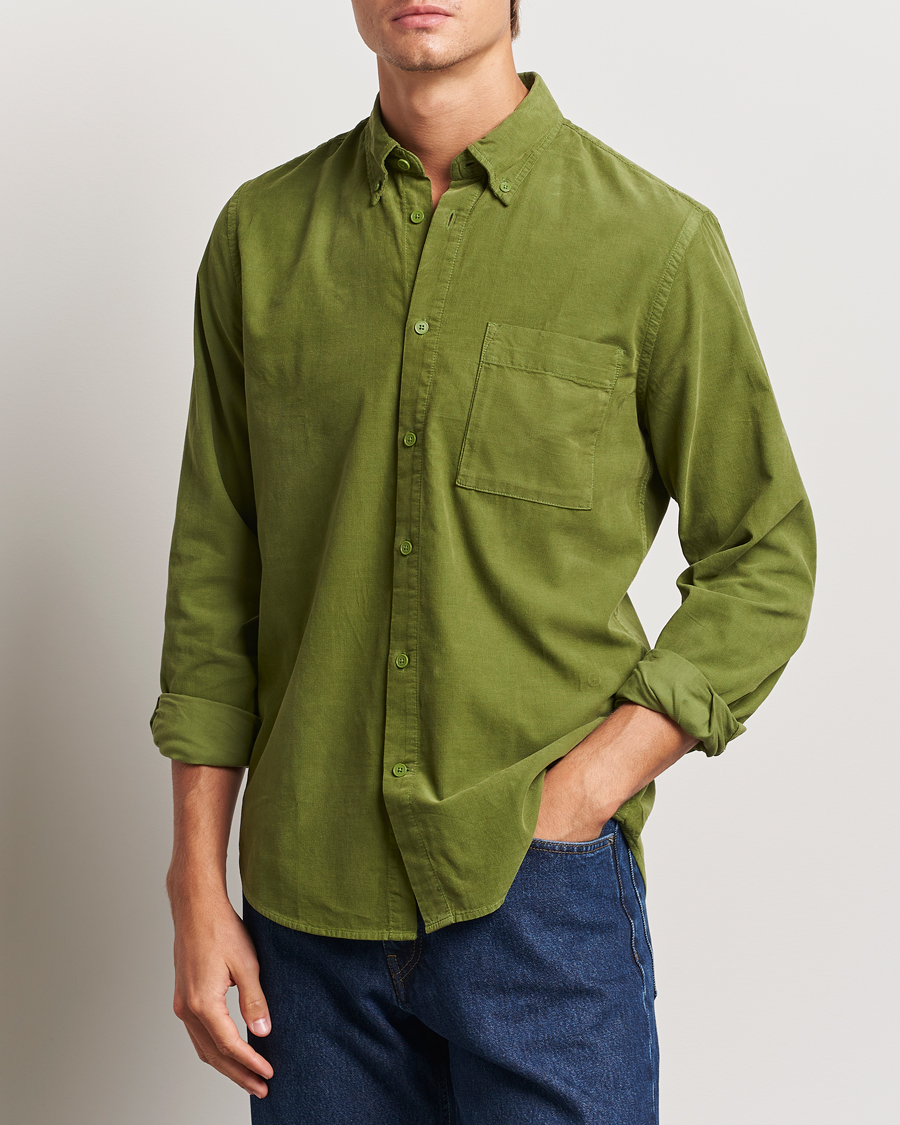 Homme |  | NN07 | Arne Baby Cord Shirt Cedar Green