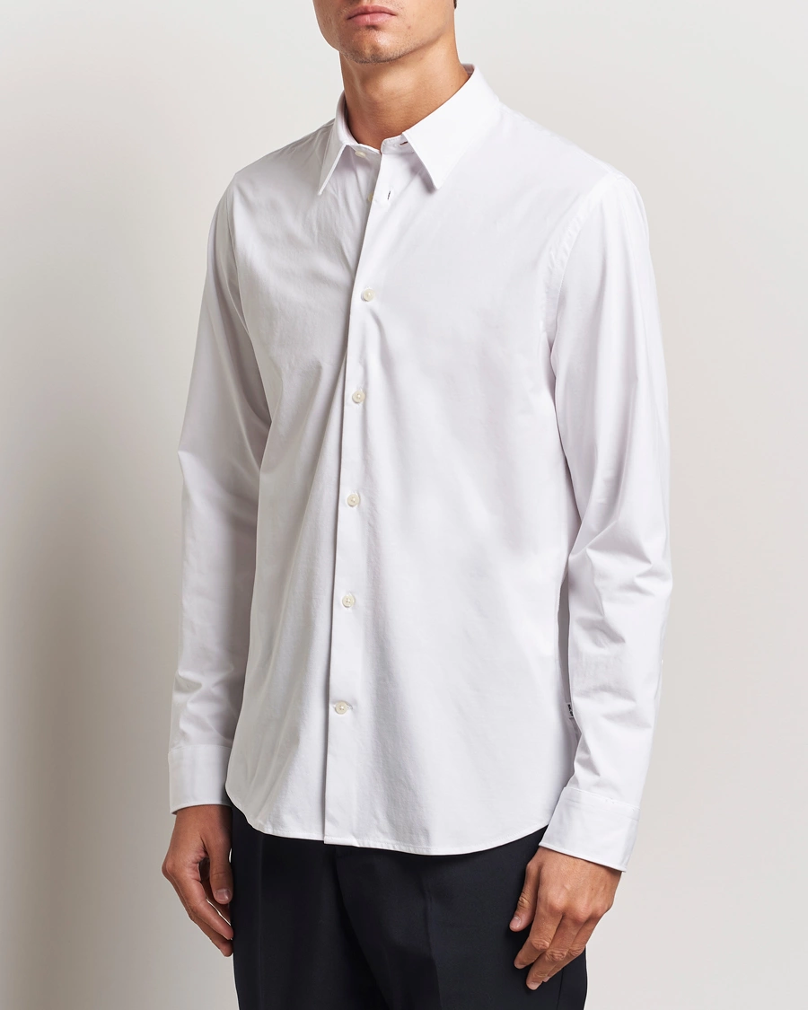 Homme |  | NN07 | Elian Mercerized Cotton Shirt White