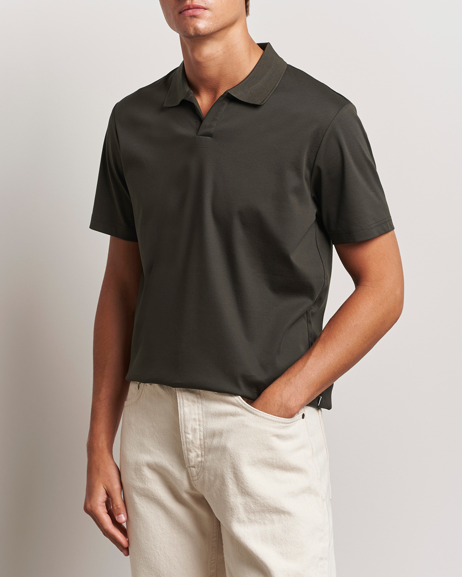 Homme |  | NN07 | Paul Mercerized Polo Dark Army