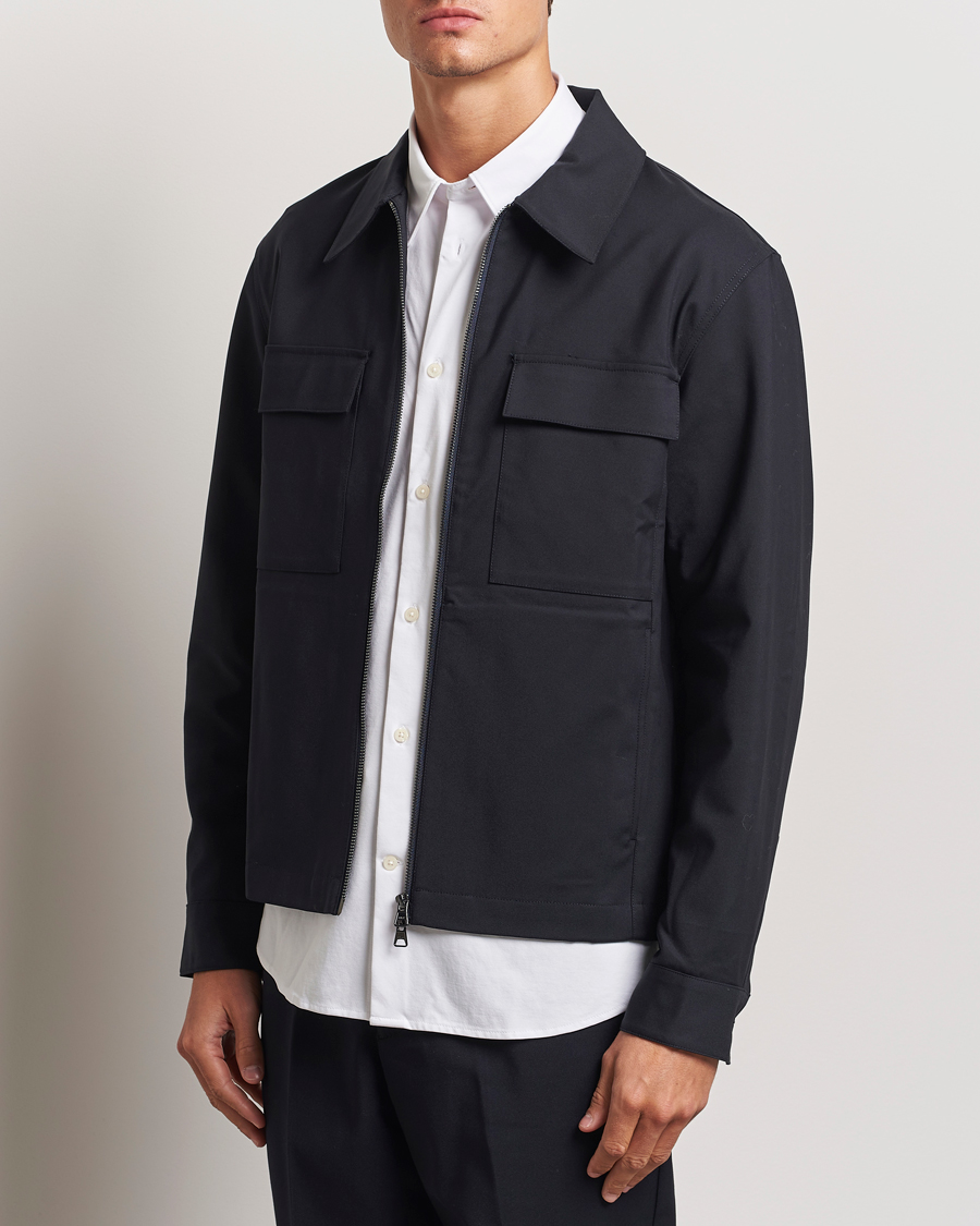 Homme |  | NN07 | Alban Overshirt Navy Blue