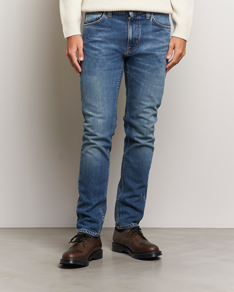 Homme |  | Nudie Jeans | Lean Dean Jeans Blue Delusion