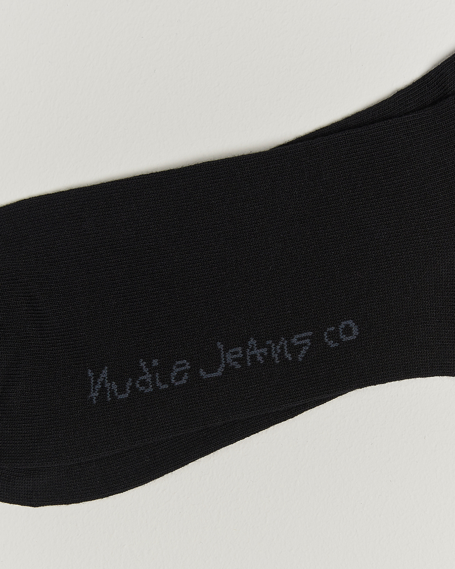 Homme |  | Nudie Jeans | Amundsson Tennis Socks Black/White