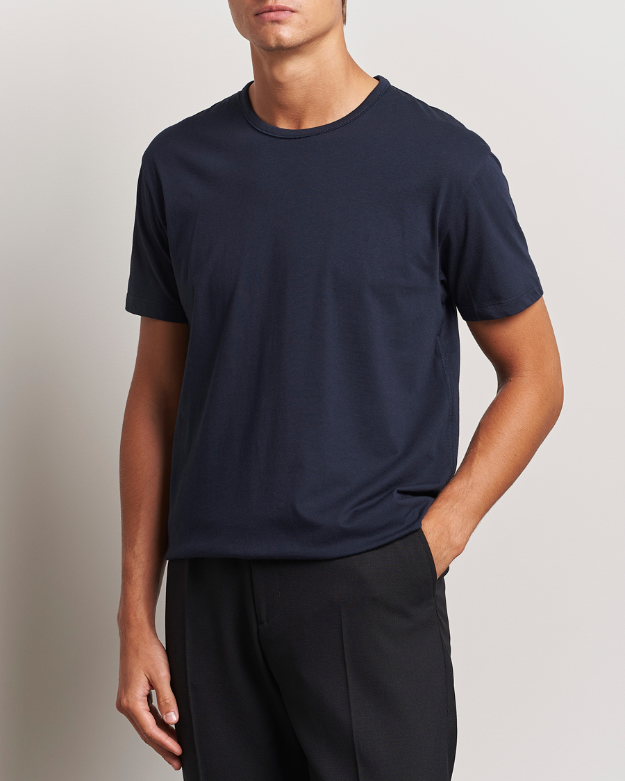 Homme |  | Paul Smith | Artist Rib Crew Neck T-Shirt Navy