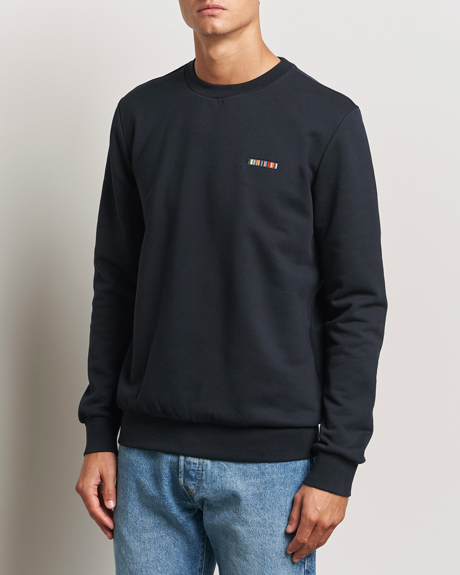 Homme |  | Paul Smith | Embroidery Crew Neck Sweatshirt Navy