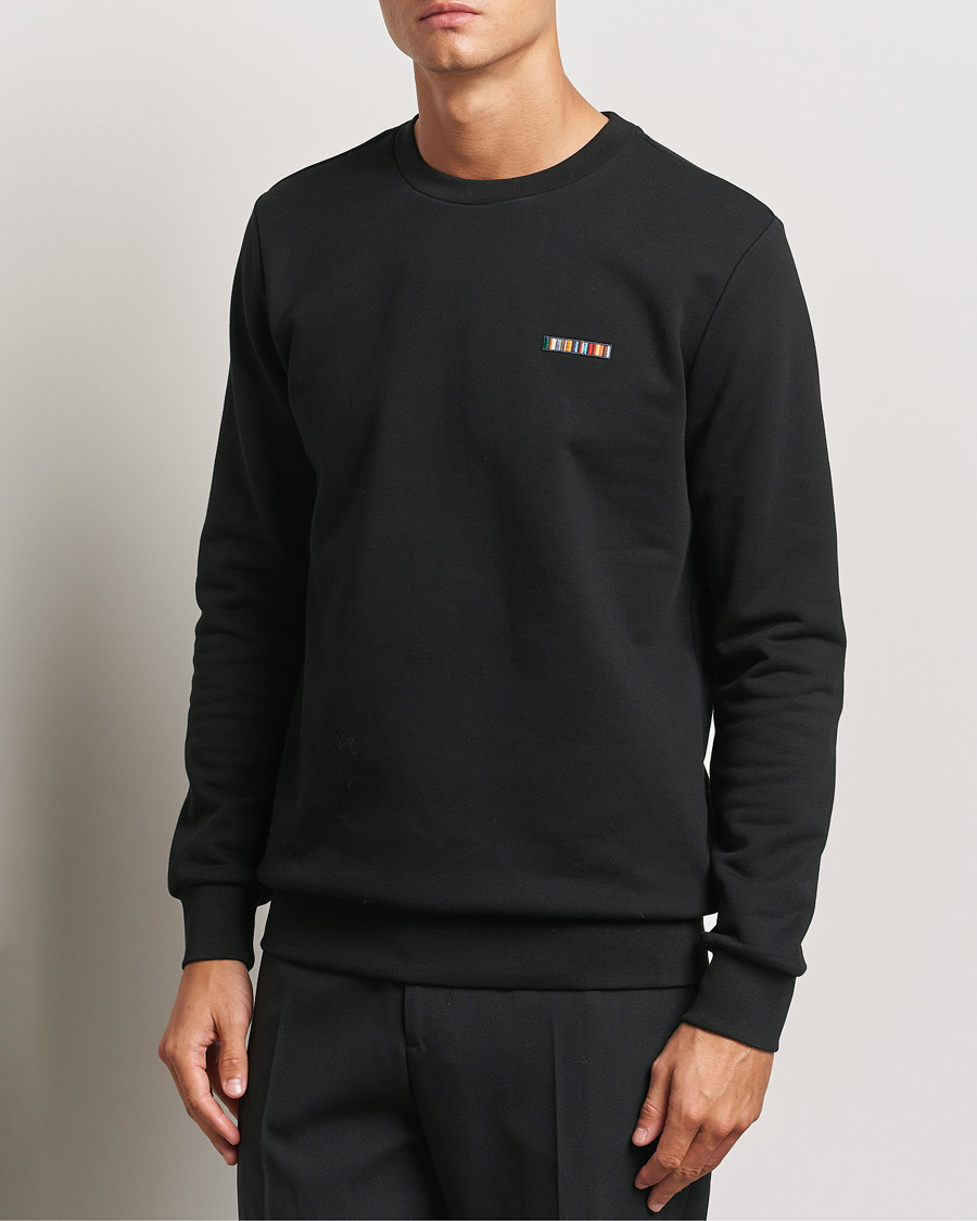 Homme |  | Paul Smith | Embroidery Crew Neck Sweatshirt Black