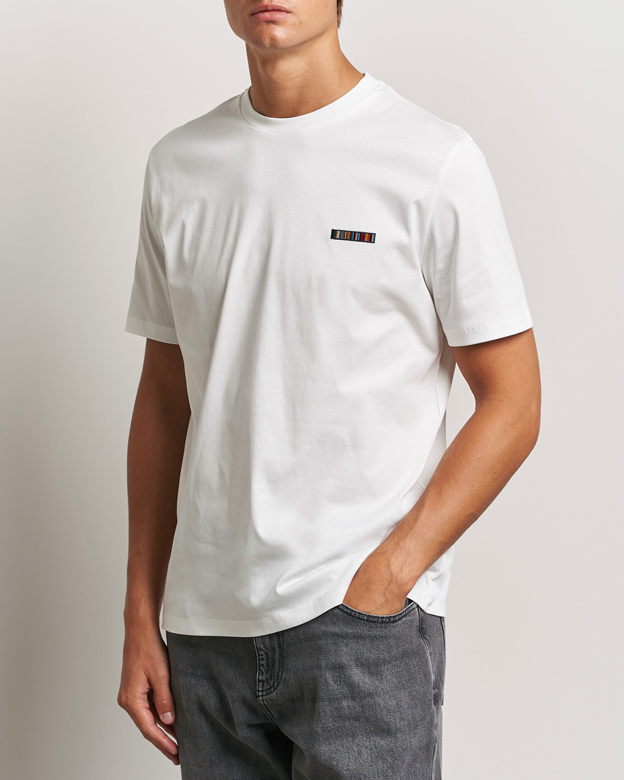 Homme |  | Paul Smith | Embroidery Crew Neck T-Shirt White