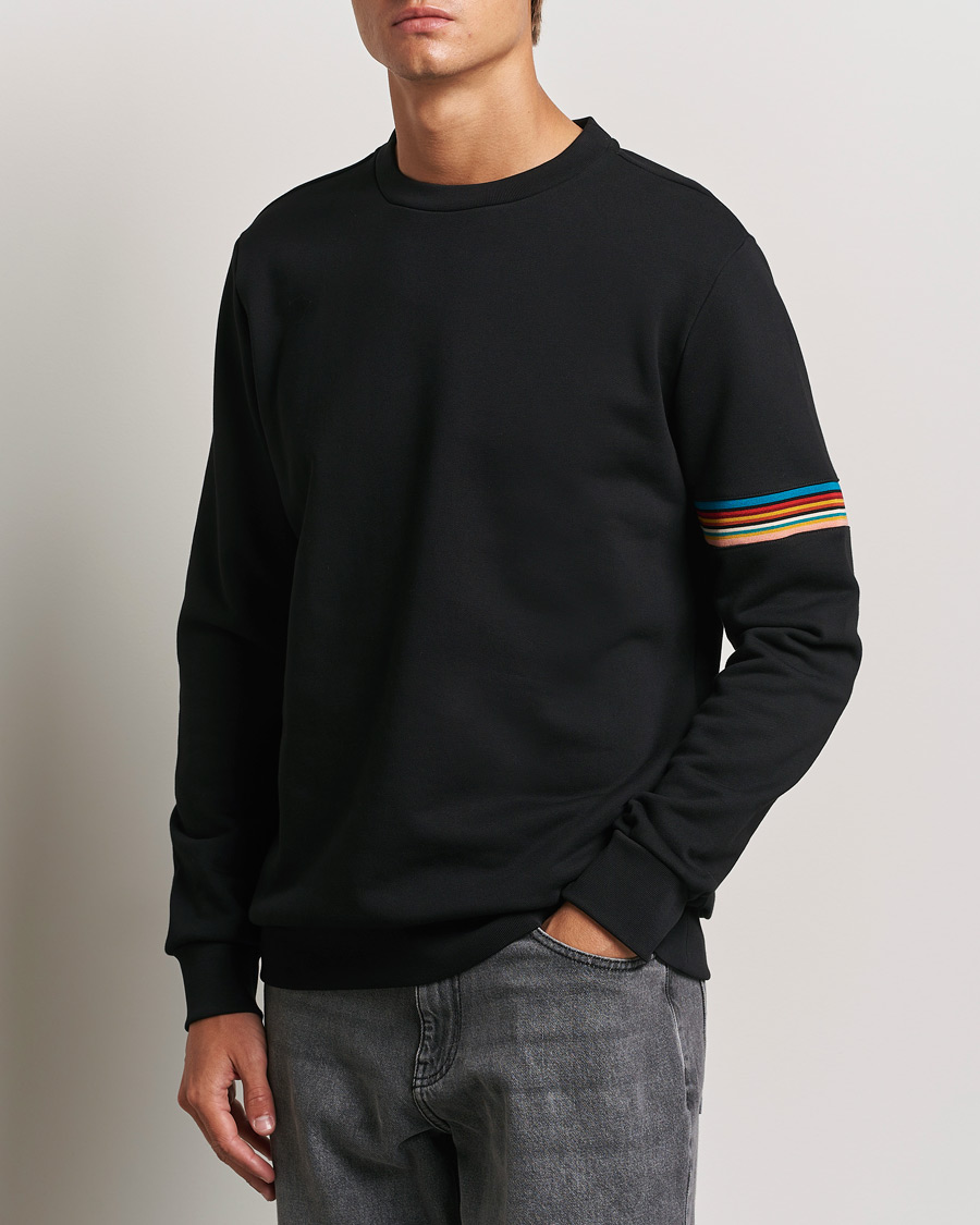 Homme |  | Paul Smith | Striped Arm Sweatshirt Black