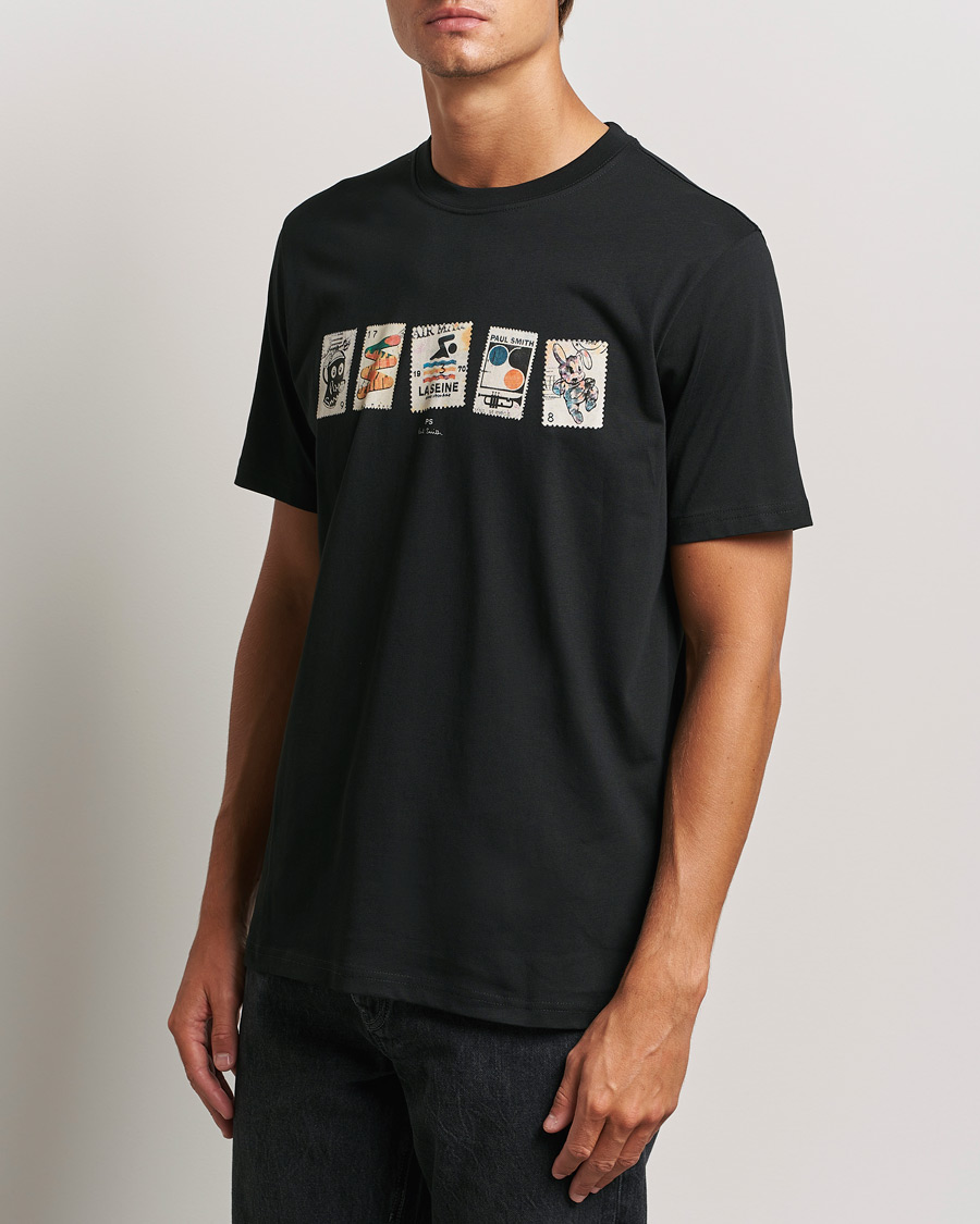 Homme |  | PS Paul Smith | Stamps Crew Neck T-Shirt Black