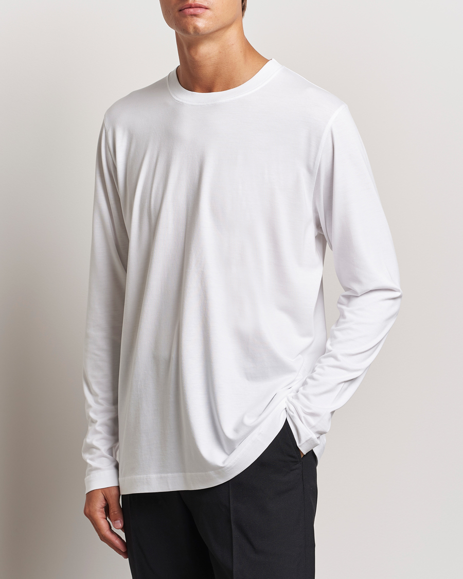 Homme |  | CDLP | Midweight Long Sleeve T-Shirt White