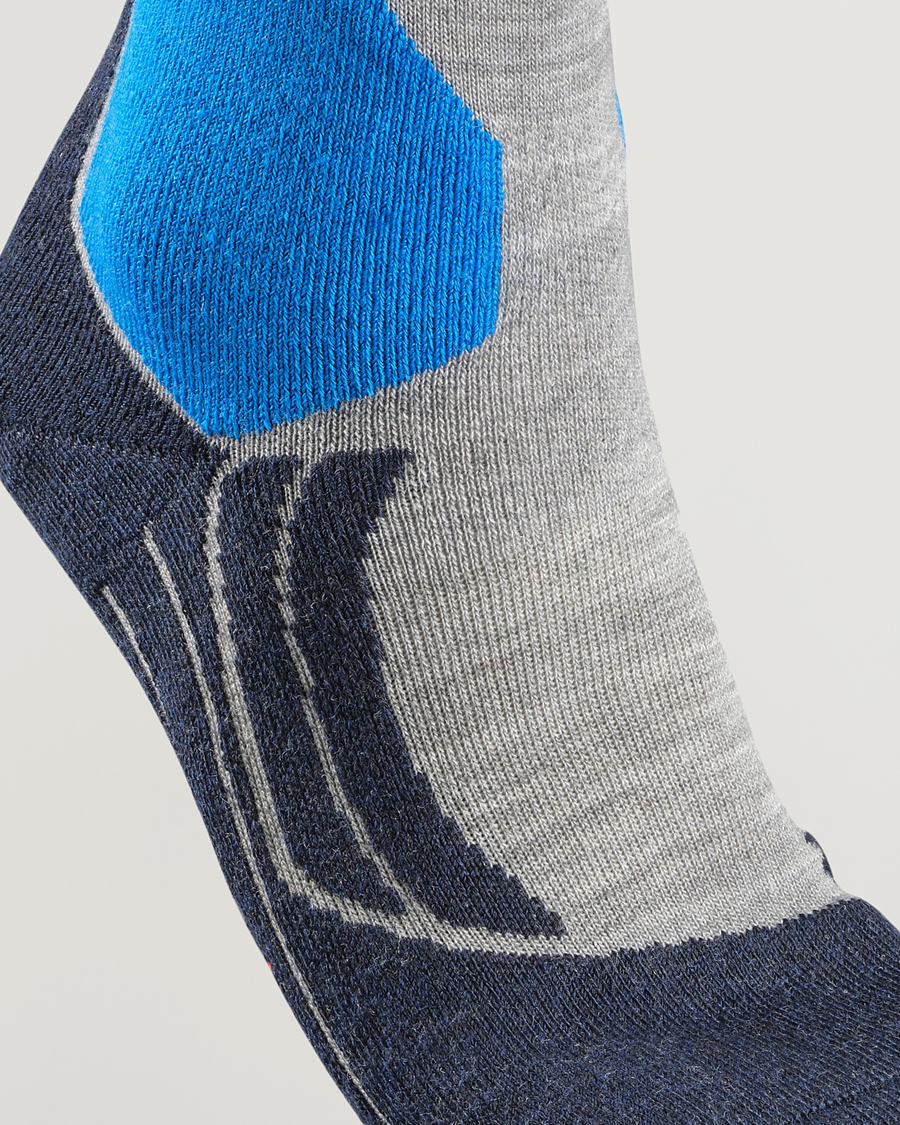 Homme |  | Falke Sport | SK2 Intermediate Wool Knee High Socks Light Grey