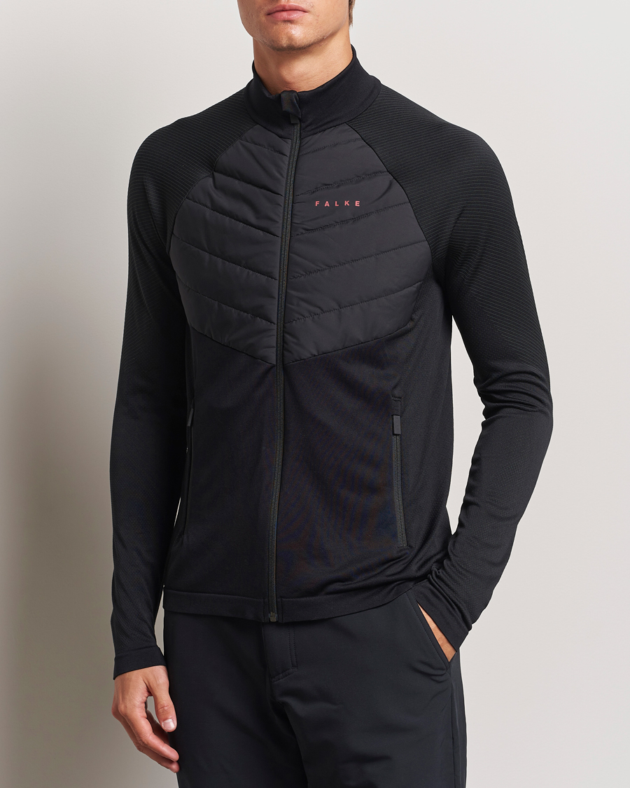 Homme | Pulls Et Tricots | Falke Sport | Running Jacket Black