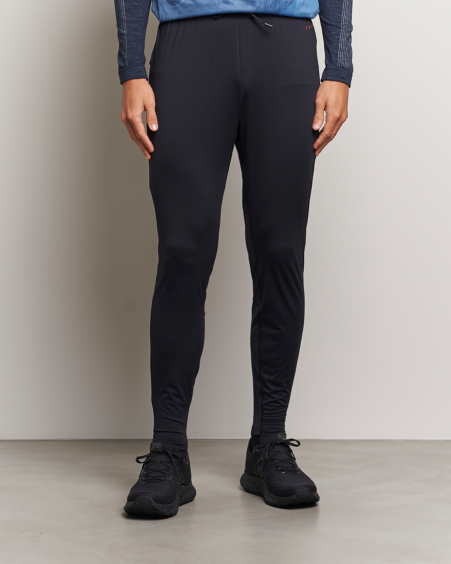 Homme | Pantalons Fonctionnels | Falke Sport | Running Pants Black