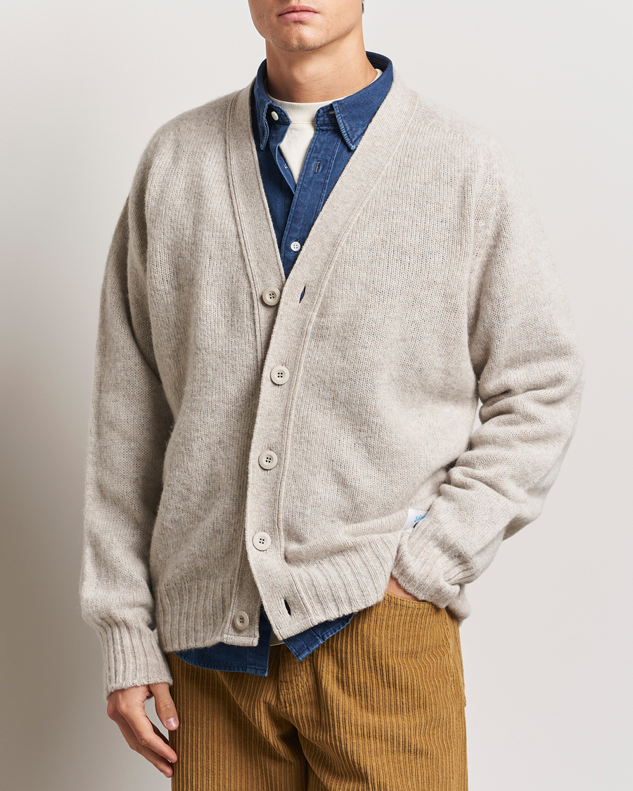 Homme |  | Howlin\' | Shaggy Bear Cardigan Cosmic Latte