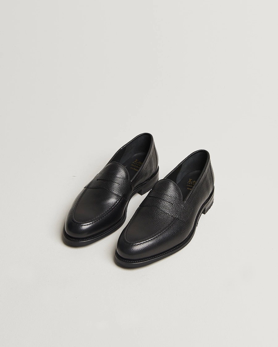 Homme |  | Loake 1880 | Imperial Grained Penny Loafer Black