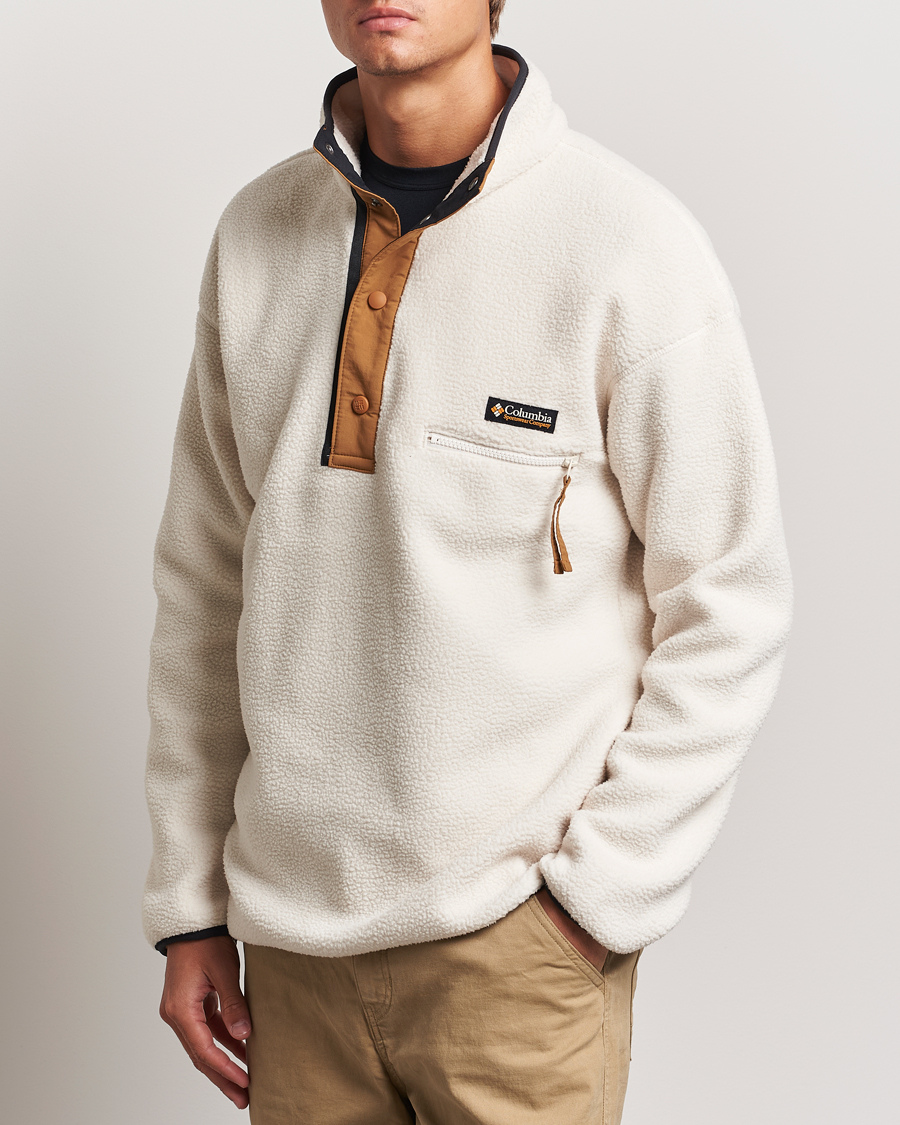 Homme |  | Columbia | Helvetia Half Snap Fleece Chalk