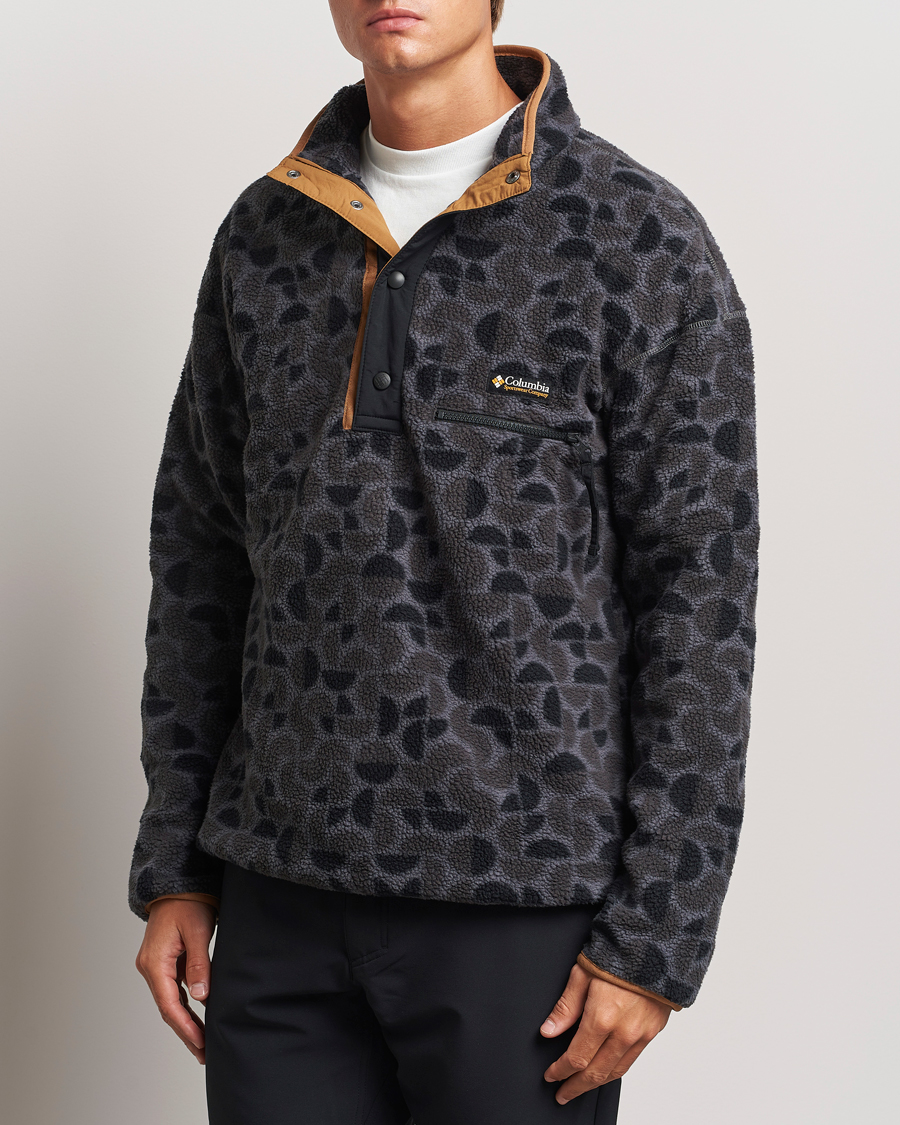 Homme |  | Columbia | Helvetia Printed Half Snap Fleece Black