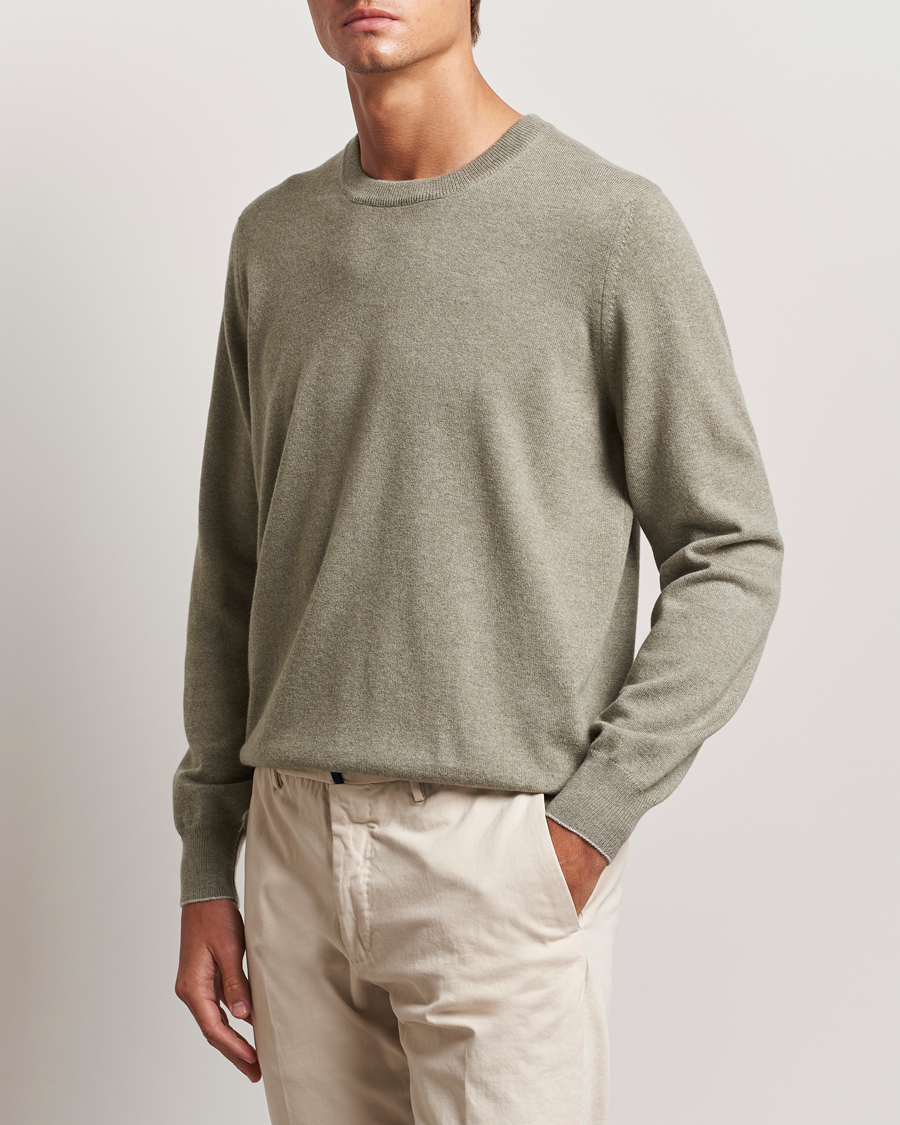 Homme |  | Brunello Cucinelli | 2 Ply Cashmere Pullover Olive