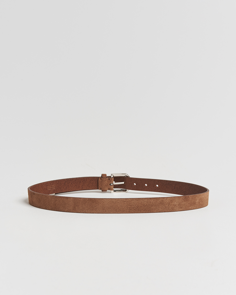 Homme |  | Brunello Cucinelli | Suede Belt Brown