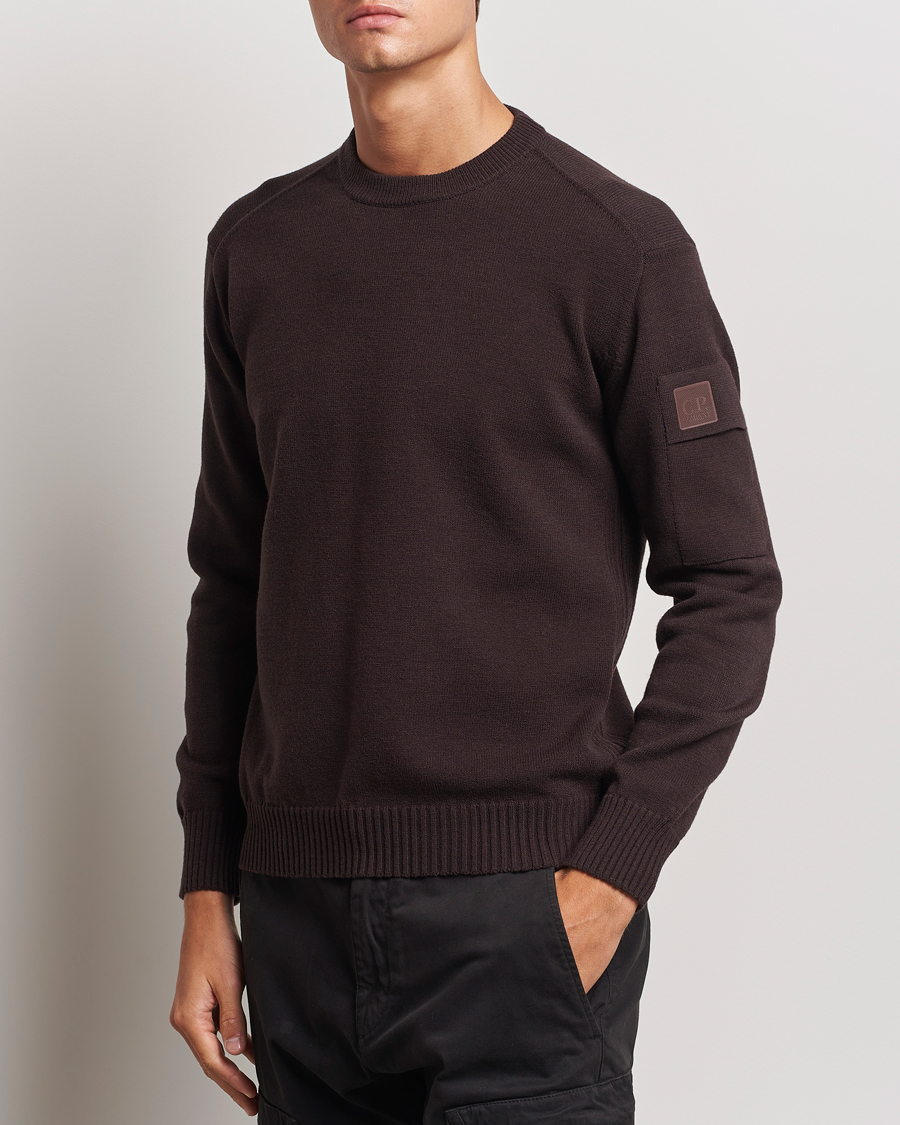 Homme |  | C.P. Company | Metropolis Knitted Crew Neck Brown