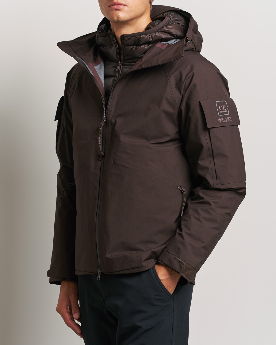 Homme |  | C.P. Company | Metropolis Gore-Tex Padded 2 in 1 Jacket Brown