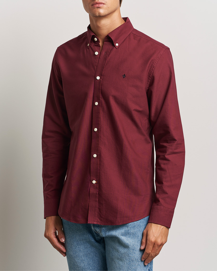 Homme |  | Morris | Douglas Oxford Shirt Wine Red